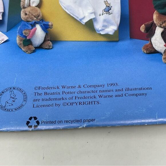 1993 Beatrix Potter No Sew Fabric Appliqués
Benjamin Peter Jemina - Picture 9 of 12